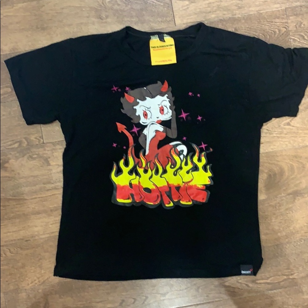 Omighty hottie Betty boop baby tee